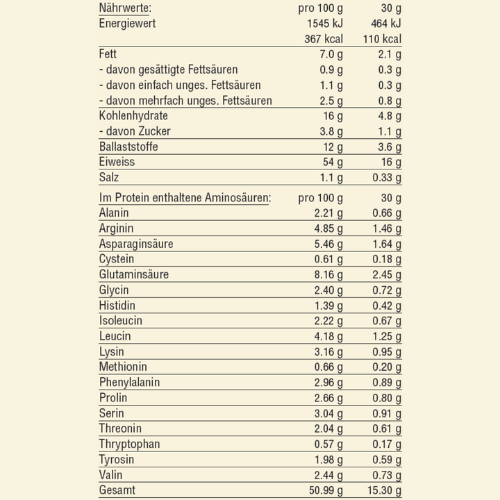 Bio Proteinpulver Nature