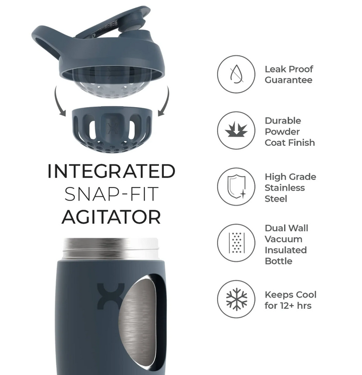 Promixx Shaker Bottle Stainless Steel 550ml