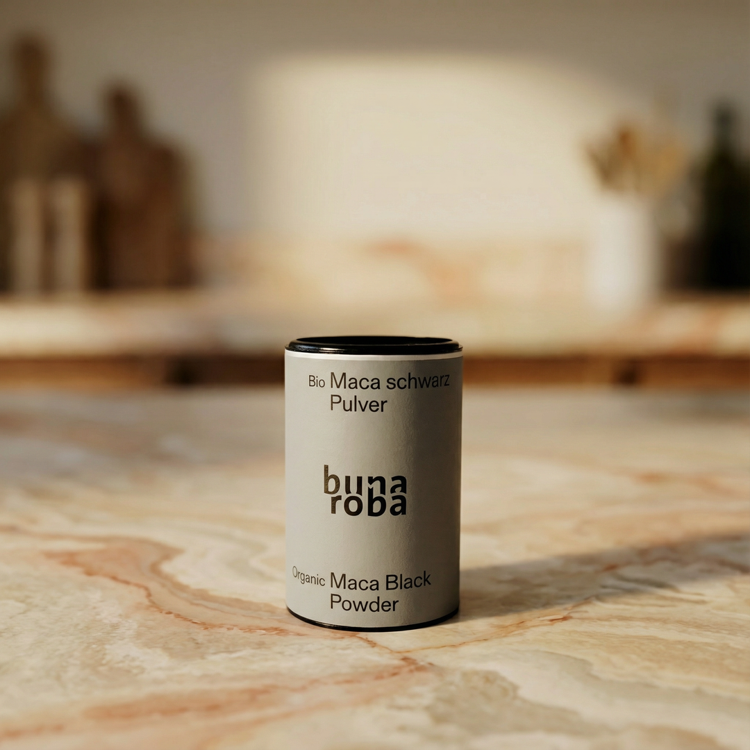 Bio Maca Pulver Schwarz