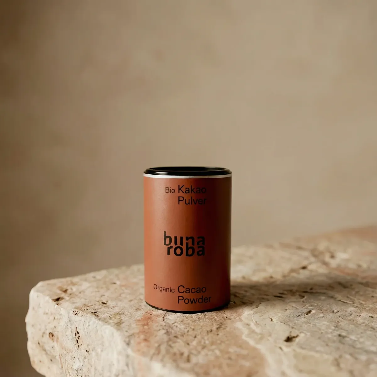 Bunaroba Bio Kakao auf Steinuntergrund
