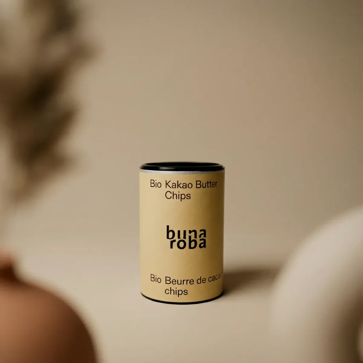 Bunaroba Bio Kakaobutter Chips in der Küche