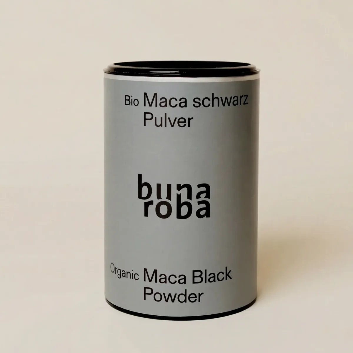 Bunaroba organic black maca tin
